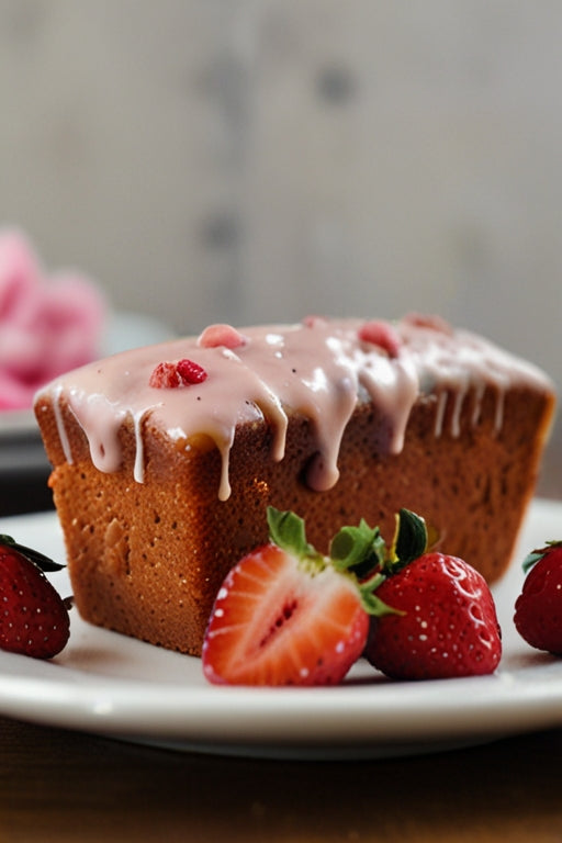 Strawberry Mini Loaf Cake